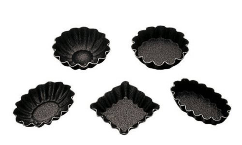 FORMY NA KOLÁČKY MALÉ - RŮZNÉ TVARY - NEPŘILNAVÝ POVRCH