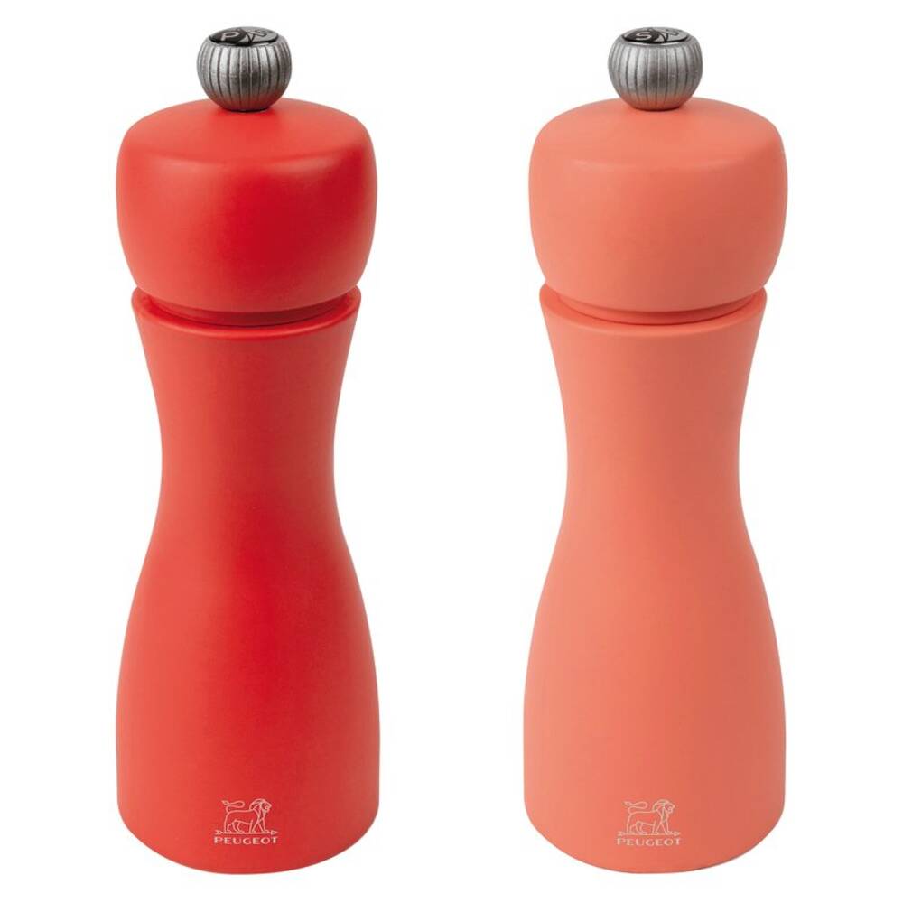 SET MLÝNKU NA SŮL A PEPŘ, zn. PEUGEOT - TAHITI, výška 15 cm